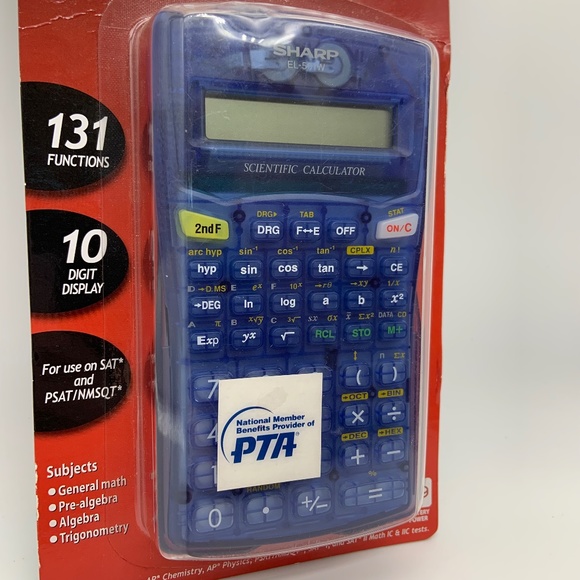 Sharp EL-501WB-BL Scientific Calculator Blue Sealed - Picture 3 of 8